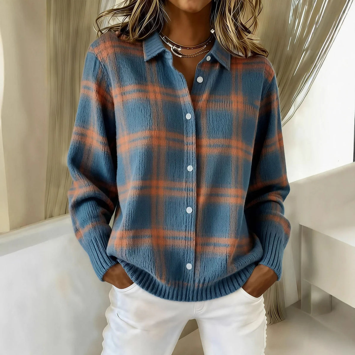 Pull en maille pour femme