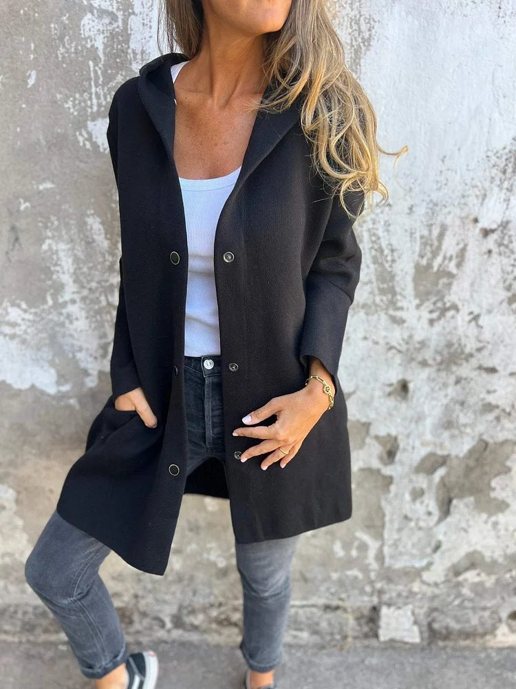 Veste ample unie pour femme